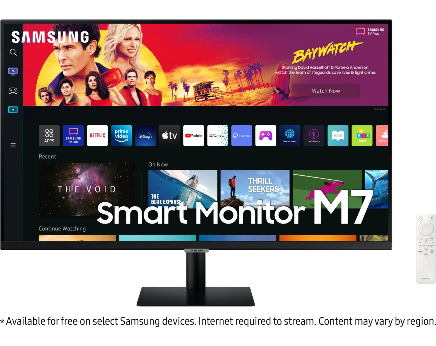 Samsung M7 Ls32Bm700Uuxuf 32" 4K 60Hz 4Ms (Type-C, Wifi, Bluetooth, Airplay) Hoparlörlü Smart Monitör ürün görseli