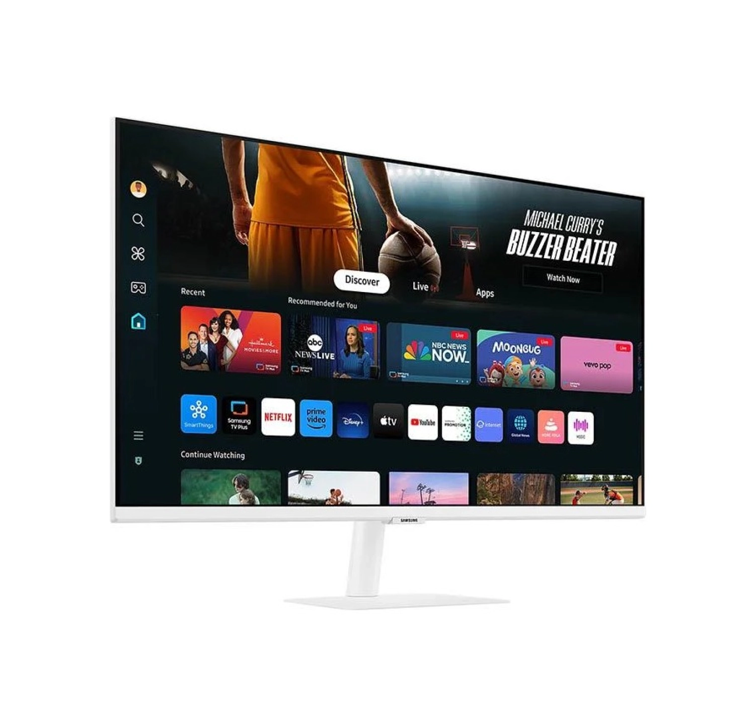 Samsung M7 M70D 32" 4 Ms 60 Hz (Hdmi+Usb +Usb-C) 4K (3840 X 2160) Wifi+Bluetooth Smart Monitör Ls32Dm703Uuxuf - Görsel 3