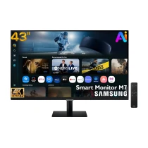 Samsung M7 M70F 43" 4K 60Hz ( Usb+ Hdmi+Wi̇fi̇+Bluetooth) Yapay Zeka Destekli Akıllı Tv Plus Smart Monitör Ls43Fm700Uuxuf