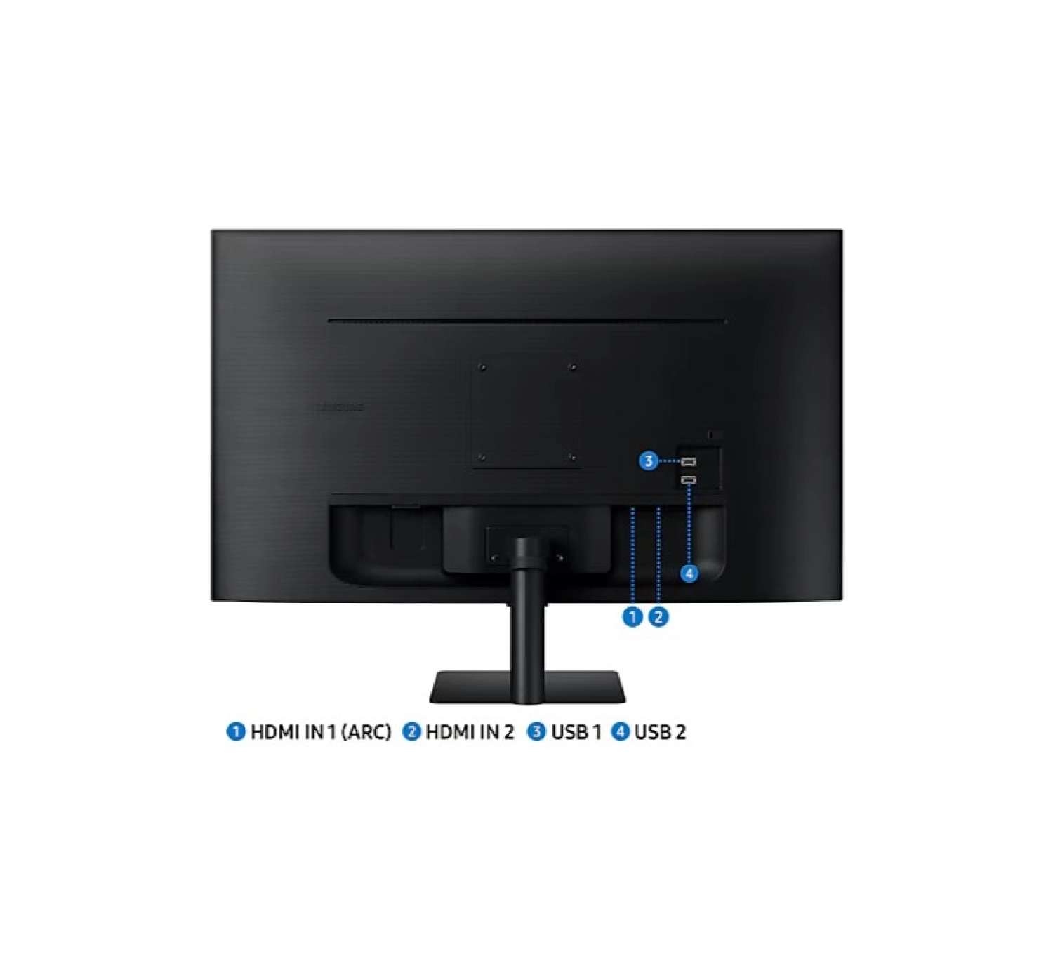 Samsung Odyssey 32'' M5 60Hz 4Ms (Hdmi+Usb) Fhd Smart Monitör Ls32Cm500Euxuf - Görsel 6