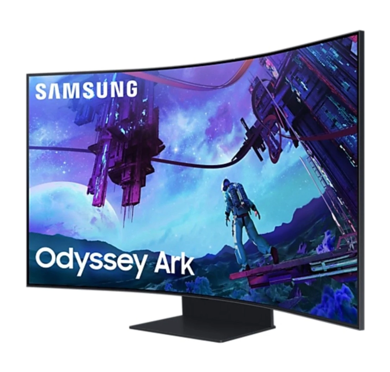 Samsung Odyssey Ark Ls55Cg97Wnuxuf 55 Inç Uhd 165Hz 1Ms Pivot Asansör Multi View Hdr10+ 1000R Kavisli Kokpit Quantum Mini Led Smart Gaming Hub Monitör ürün görseli