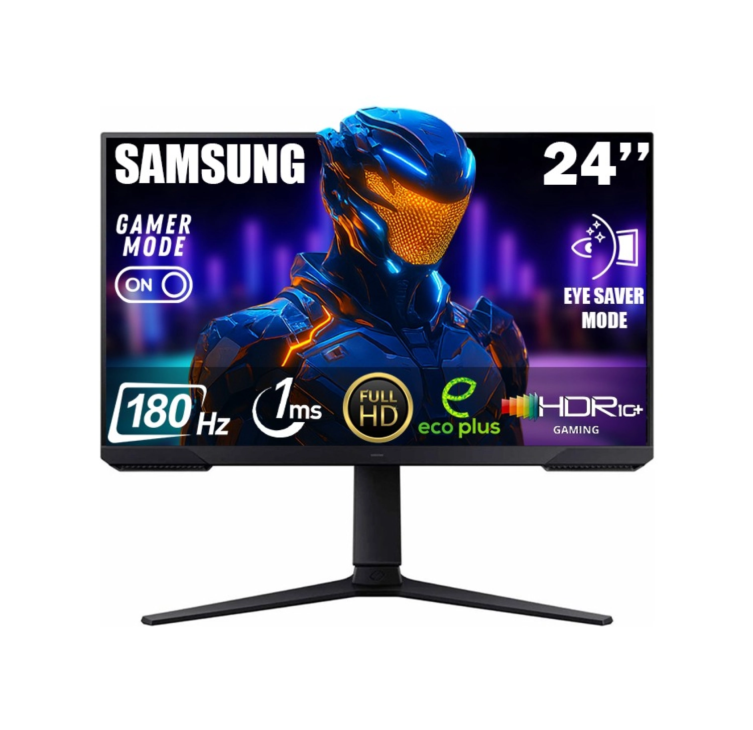 Samsung Odyssey G3 24" 180 Hz 1 Ms (Hdmi+Dp) Fhd Pivot Gaming Monitör Ls24Dg302Euxuf ürün görseli