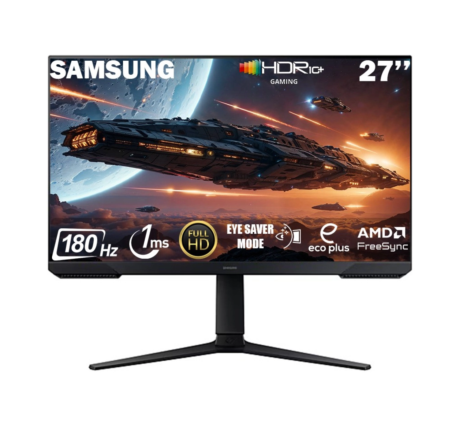 Samsung Odyssey G3 Ls27Dg302Euxuf 27" 1 Ms Full Hd Pivot 180 Hz Oyuncu Monitörü ürün görseli