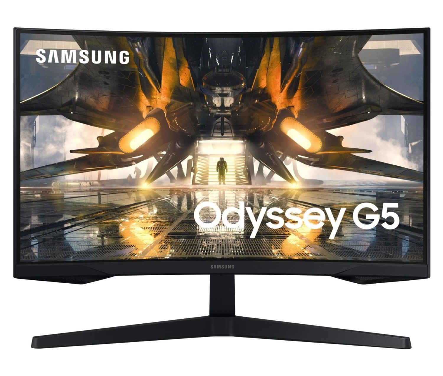 Samsung Odyssey G5 27" 1Ms 165Hz Va Wqhd (Display Port+Hdmi) Freesync Premium Curve Monitör Ls27Ag550Euxuf ürün görseli
