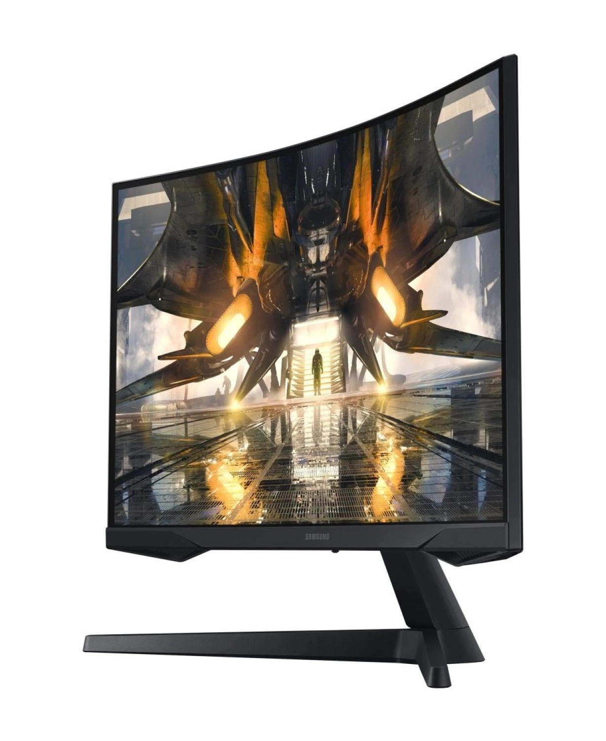 Samsung Odyssey G5 27" 1Ms 165Hz Va Wqhd (Display Port+Hdmi) Freesync Premium Curve Monitör Ls27Ag550Euxuf - Görsel 4