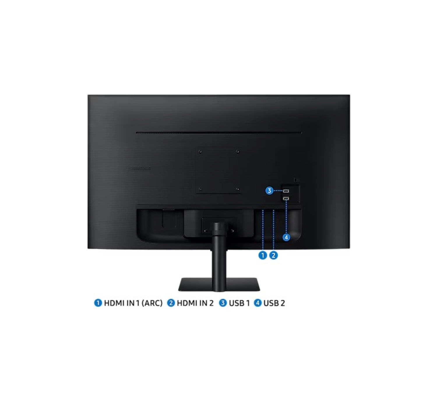 Samsung Odyssey M5 Ls27Dm500Euxuf 27" 4 Ms 60 Hz Full Hd Va Led Akıllı Monitör - Görsel 3
