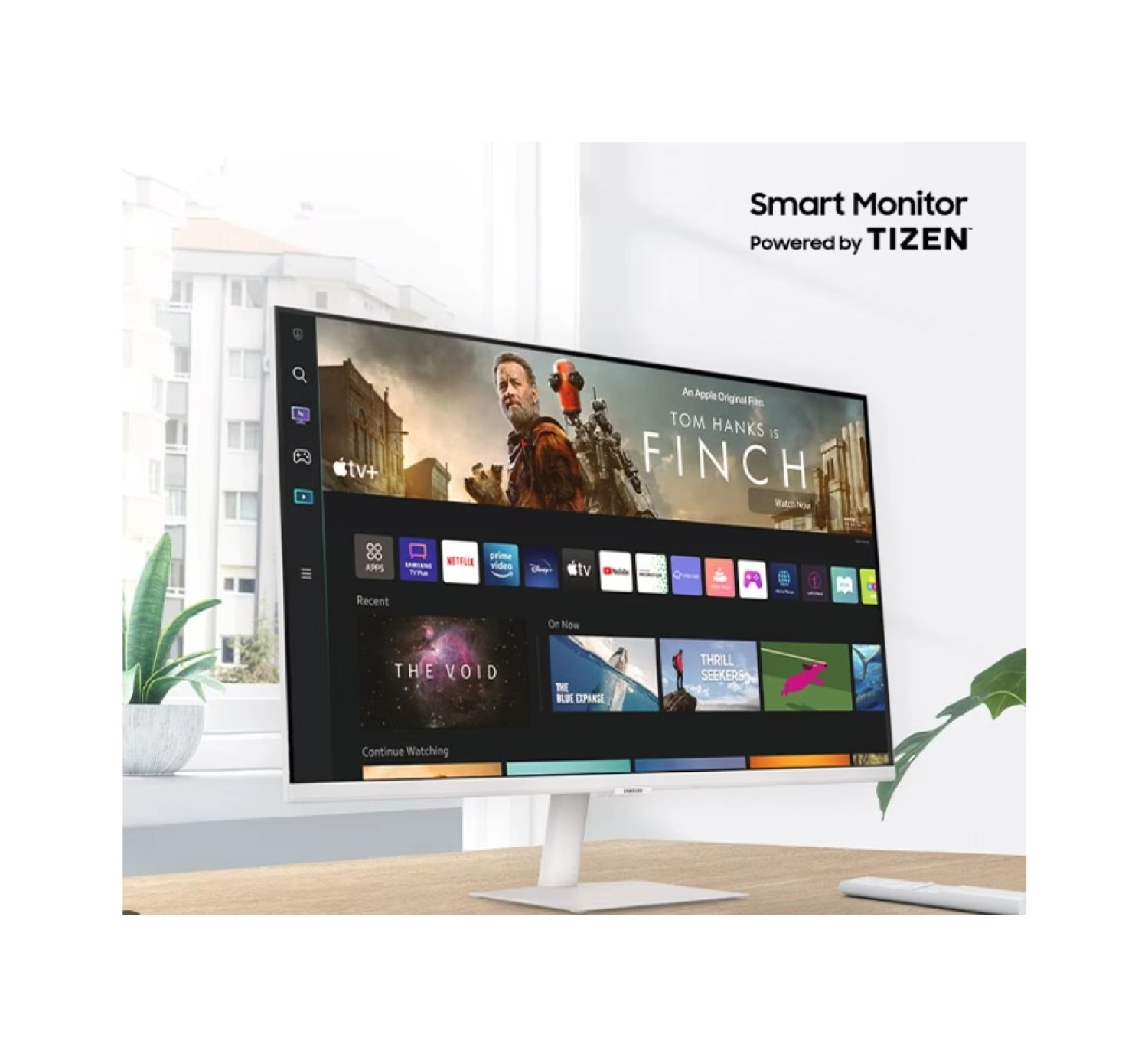 Samsung Odyssey M5 Ls32Cm501Euxuf 32" 4 Ms Smart Monitör Beyaz - Görsel 2