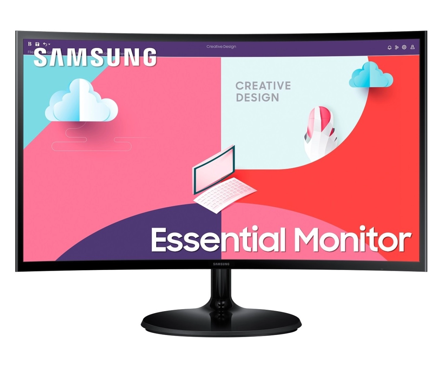 Samsung S3 27" Full Hd 75 Hz Freesync Kavisli Essential Monitör Ls27C362Eauxuf ürün görseli