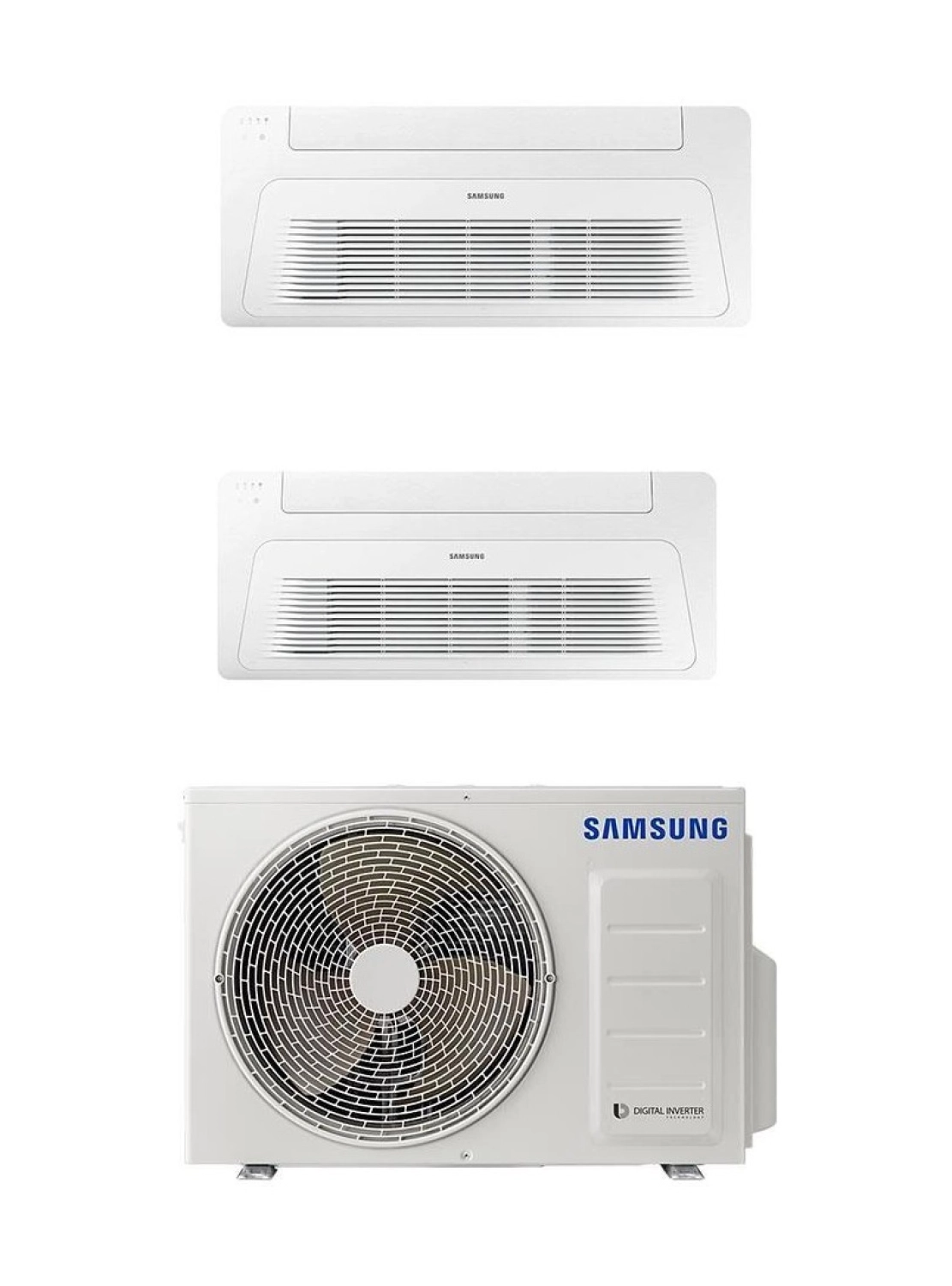Samsung Wind Free (Aj050Txj2Kh/Ea) 2X9000 Btu Iç 5,2 Kw Dış Ünite A 10200 Btu 1+2 Sistem Multi inverter Duvar Tipi Klima ürün görseli