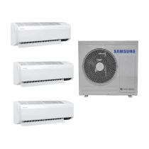 Samsung Wind Free Aj068Txj3Kh/Ea 9+12+18 Iç 6 8 Kw Dış Ünite A 18000 Btu 1+3 Multi inverter Duvar Tipi Klima