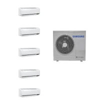 Samsung Wind Free Aj100Txj5Kh/Ea 7+9+9+12+24 Iç 10 Kw Dış Ünite 10000 Btu 1+5 Multi inverter Duvar Tipi Klima