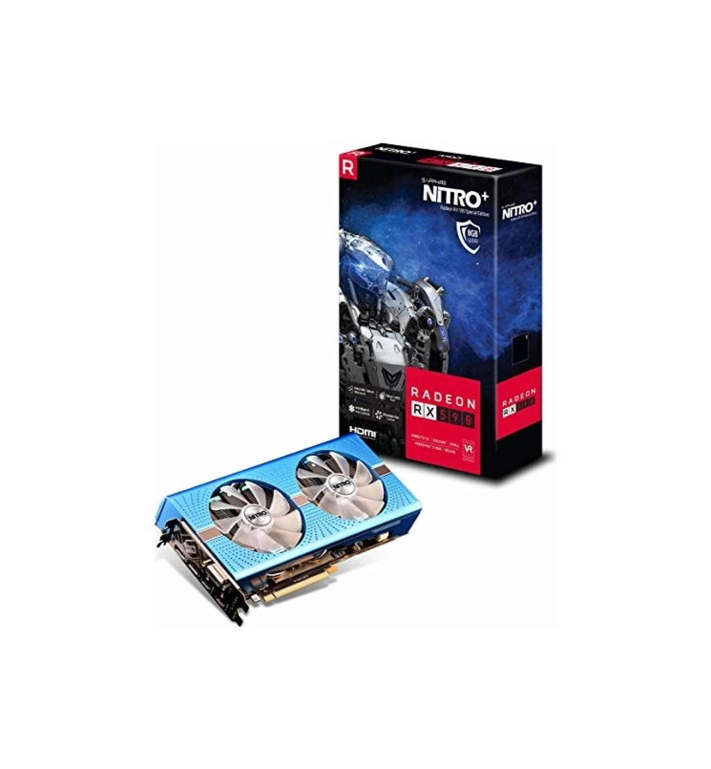 Sapphire Radeon Rx 590 8 Gb Gddr5 Nitro Ekran Kartı (11289-01-20G ) ürün görseli