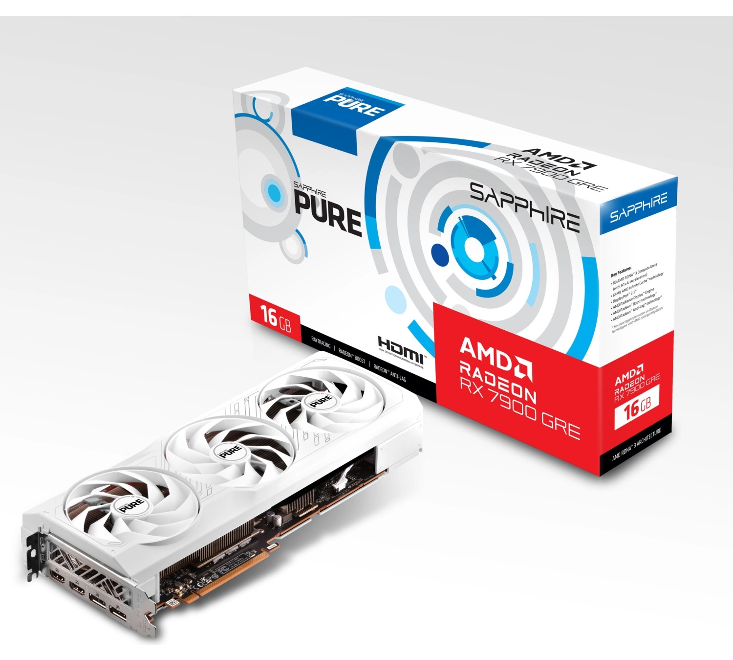 Sapphire Rx 7900 Gre Pure Amd 16Gb Gddr6 Ekran Kartı - Görsel 7