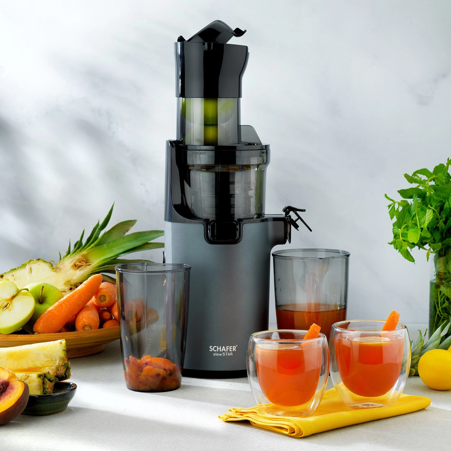 Schafer Slow Star 200 W Katı Meyve Sıkacağı ürün görseli