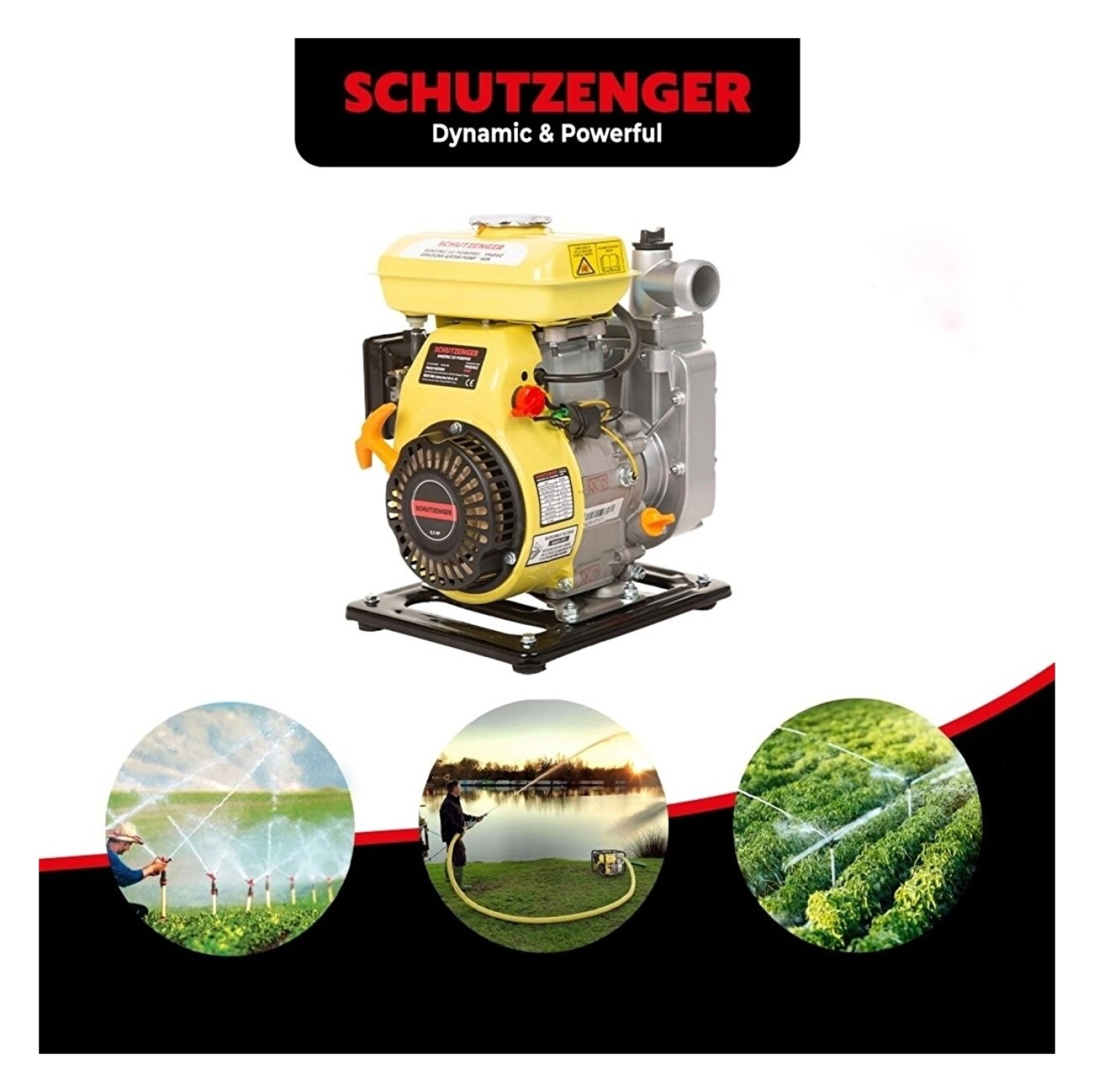 Schutzenger Germany Profesyonel 4.5 Hp 1.5 Inç Benzinli Su Pompası ürün görseli