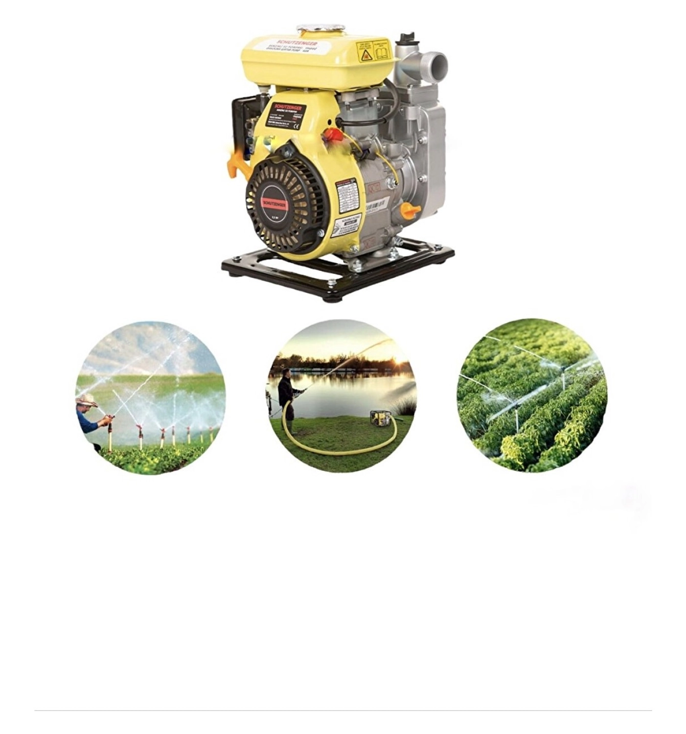 Schutzenger Profesyonel 3.5 Hp Benzinli Su Pompası 1,5 Inç 3,5 Hp Sc-40- 4 Zamanlı Motor - Görsel 4