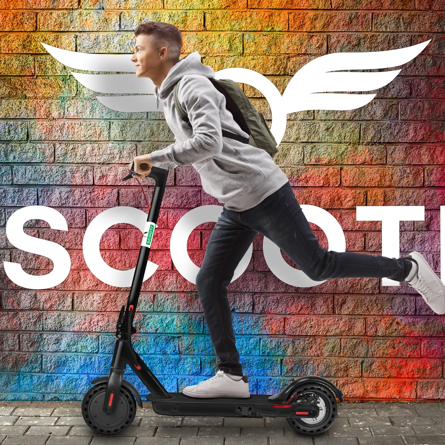 Scooti Scootı Sc-33B Siyah Elektrikli Scooter - Görsel 4