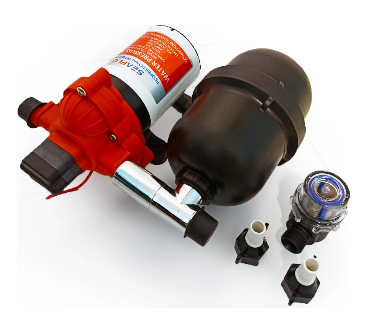 Seaflo 12 Volt 2 Lt Tanklı Otomatik Hidrofor, 11.3Lt 3.1Bar Tekne, Karavan Hidroforu ürün görseli