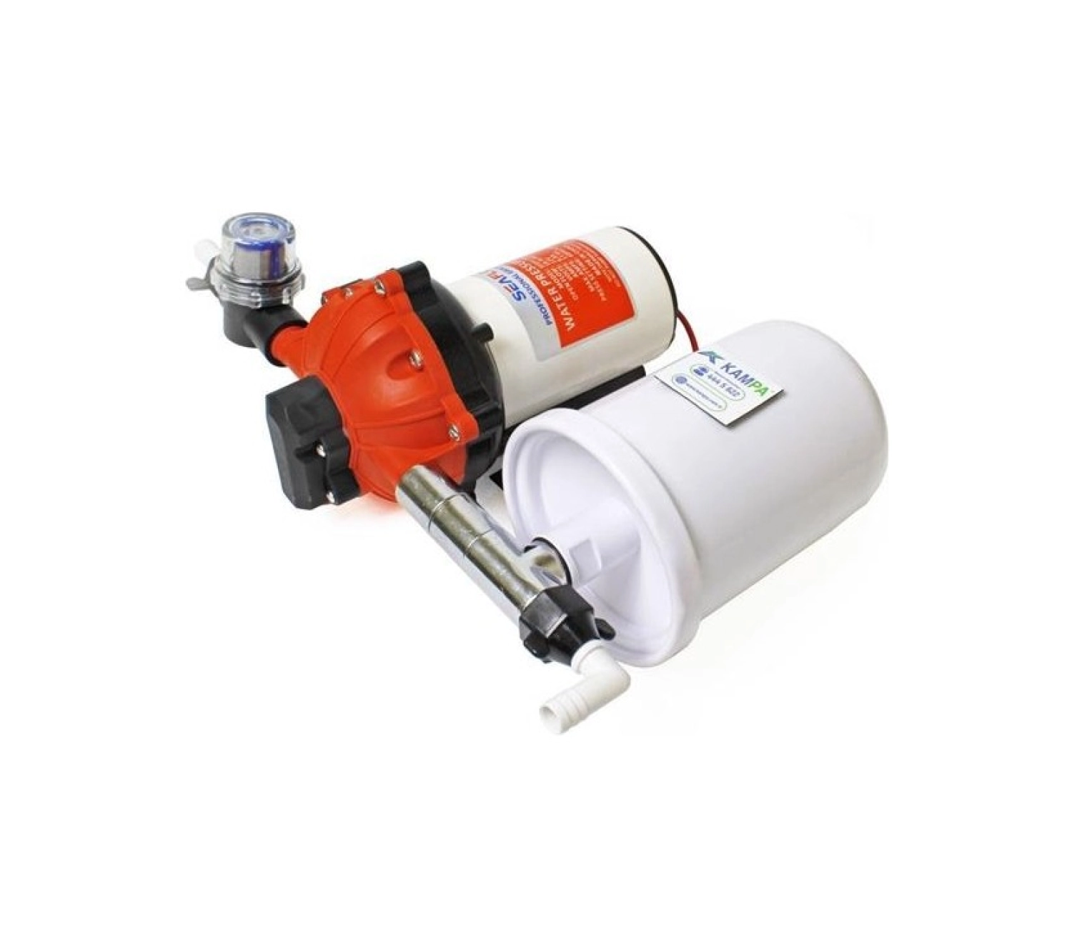 Seaflo 12 Volt 2 Lt Tanklı Otomatik Hidrofor, Tekne, Yat, Karavan Hidroforu Pompası - Görsel 2