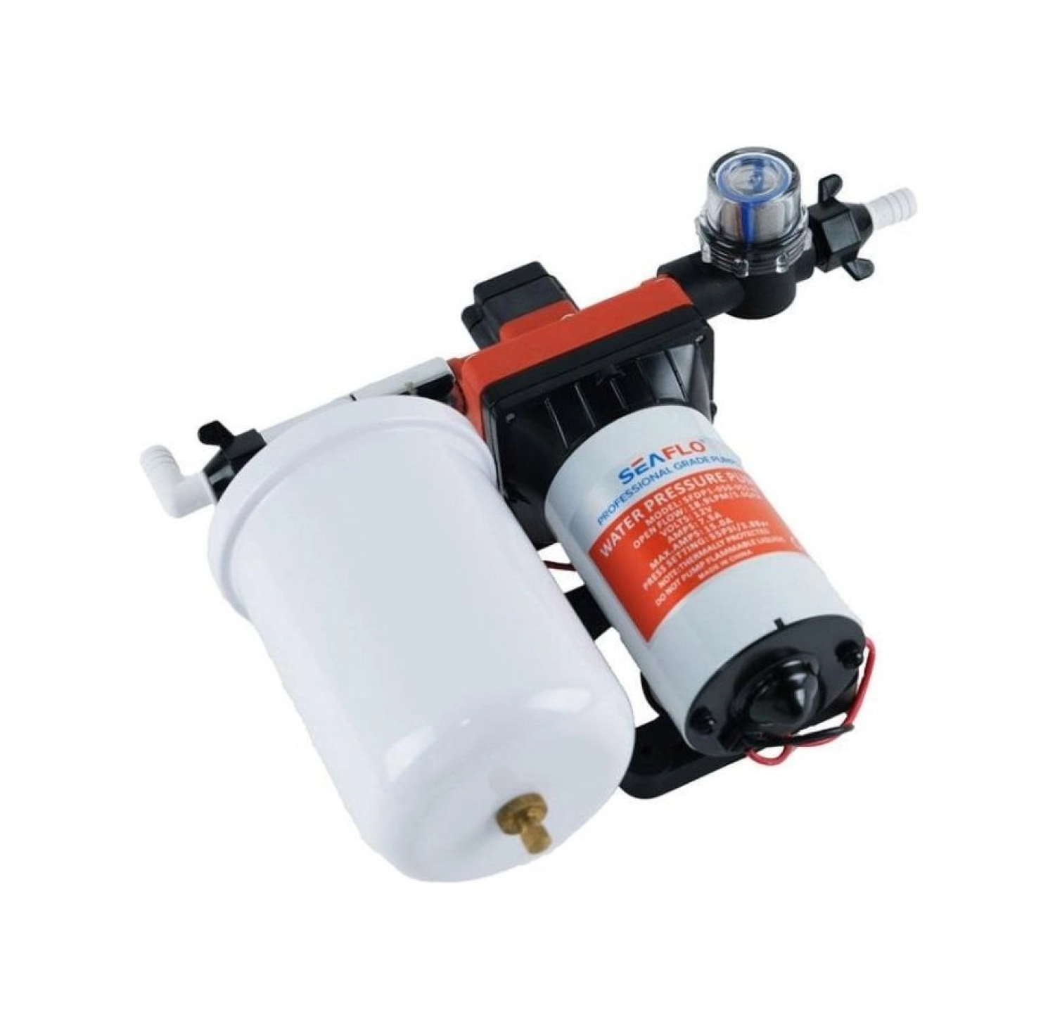 Seaflo 12 Volt 2 Lt Tanklı Otomatik Tekne, Karavan Hidroforu 18.9 Lt/Dk 3.7 Bar - Görsel 4
