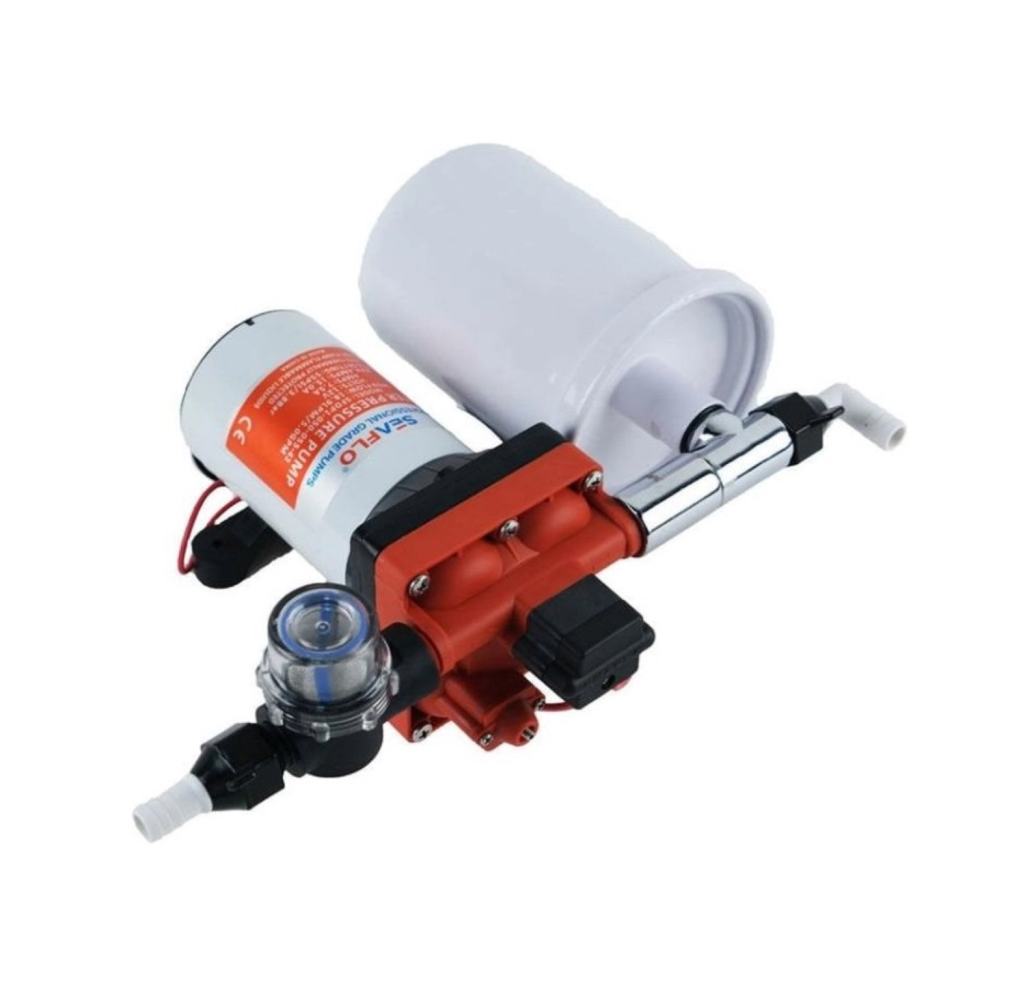 Seaflo 12 Volt 2 Lt Tanklı Otomatik Tekne, Karavan Hidroforu 18.9 Lt/Dk 3.7 Bar - Görsel 3