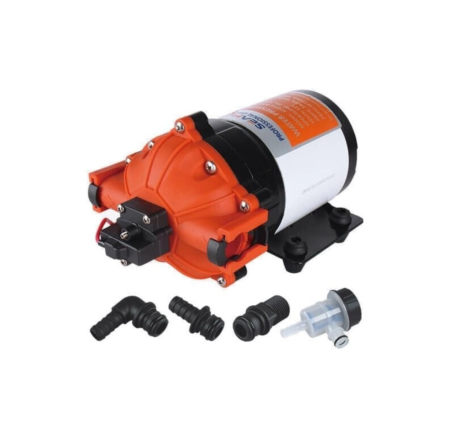Seaflo 12 Volt Otomatik Hidrofor, Tekne, Yat 26.5 Lt/Dk 4.2 Bar Sfdp1-070-060-53 - Görsel 2