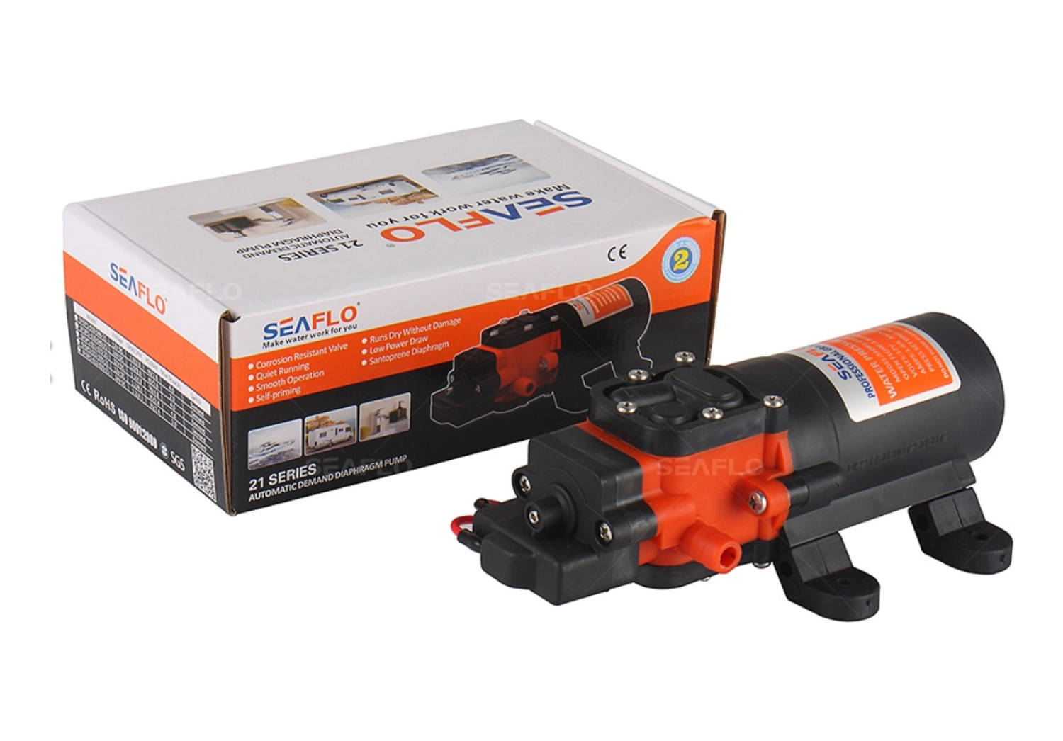 Seaflo Karavan, Tekne Hidroforu 12 Volt 4.3 Lt./Dak 35 Psi 2.4 Bar ürün görseli