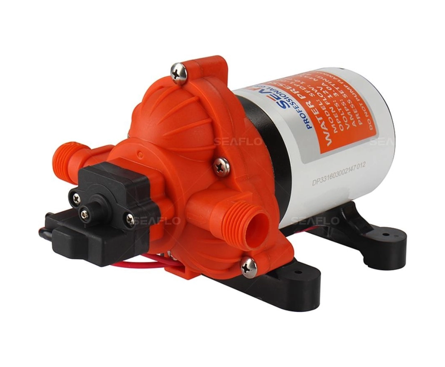 Seaflo Sfdp2-030-045-33 Karavan, Tekne Hidroforu 24 Volt 11.3 Lt/Dak 45 Psi 3.1 Bar - Görsel 3