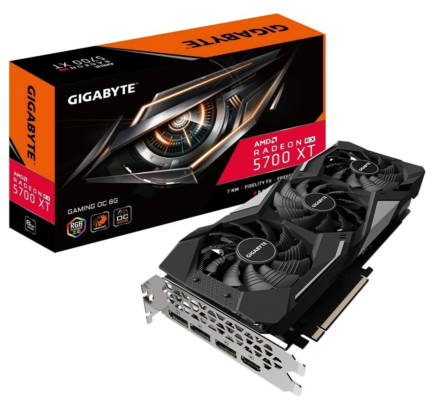 Seagate Gigabyte Amd Radeon Rx 5700Xt Gaming Oc 8Gb 256Bit Gddr6 Ekran Kartı (Gv-R57Xtgaming Oc-8Gd) ürün görseli