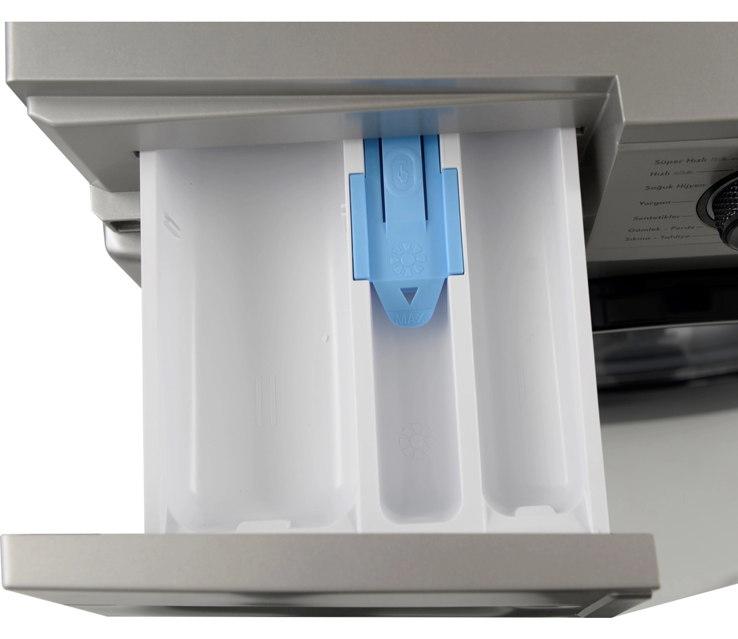 Seg Scm 91M10 S Inv 9 Kg 1000 Devir inverter Buharlı Yıkama Özellikli Gri Çamaşır Makinesi - Görsel 3