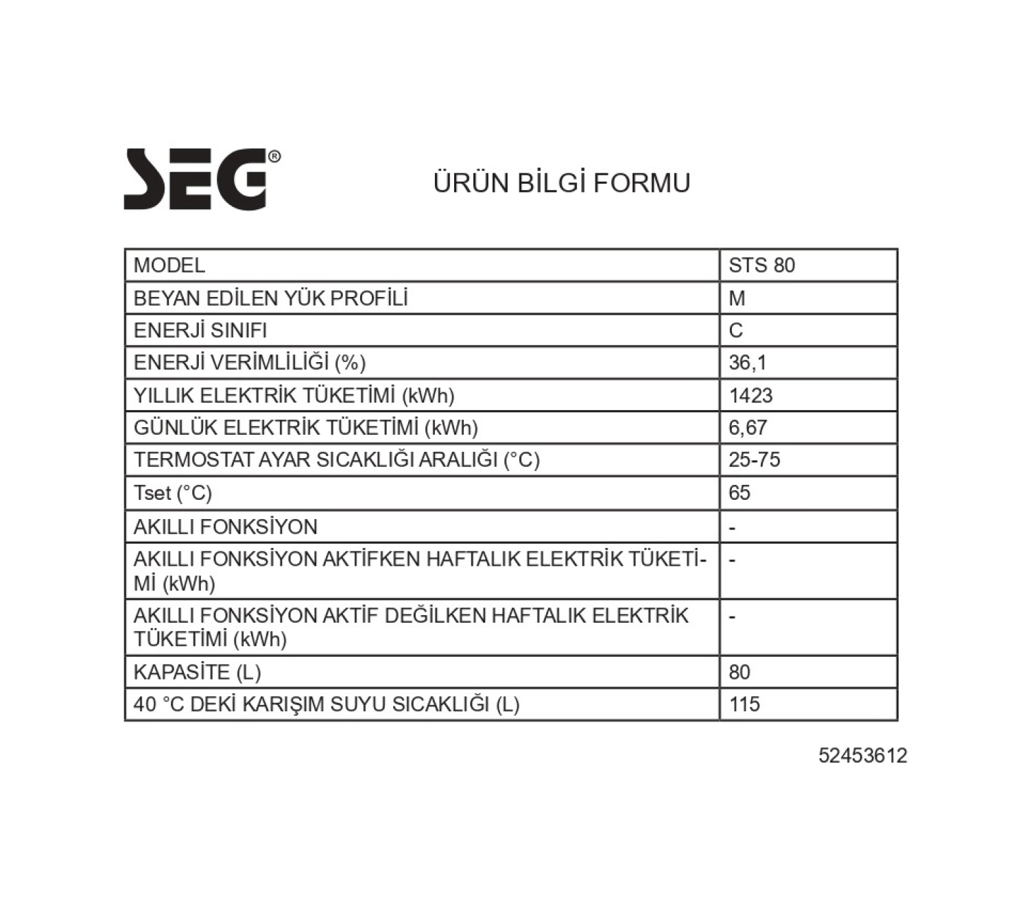 Seg Sts 80 Termosifon - Görsel 3
