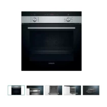 Siemens Hi133Fes0T Buhar Destekli Siyah Ankastre Fırın