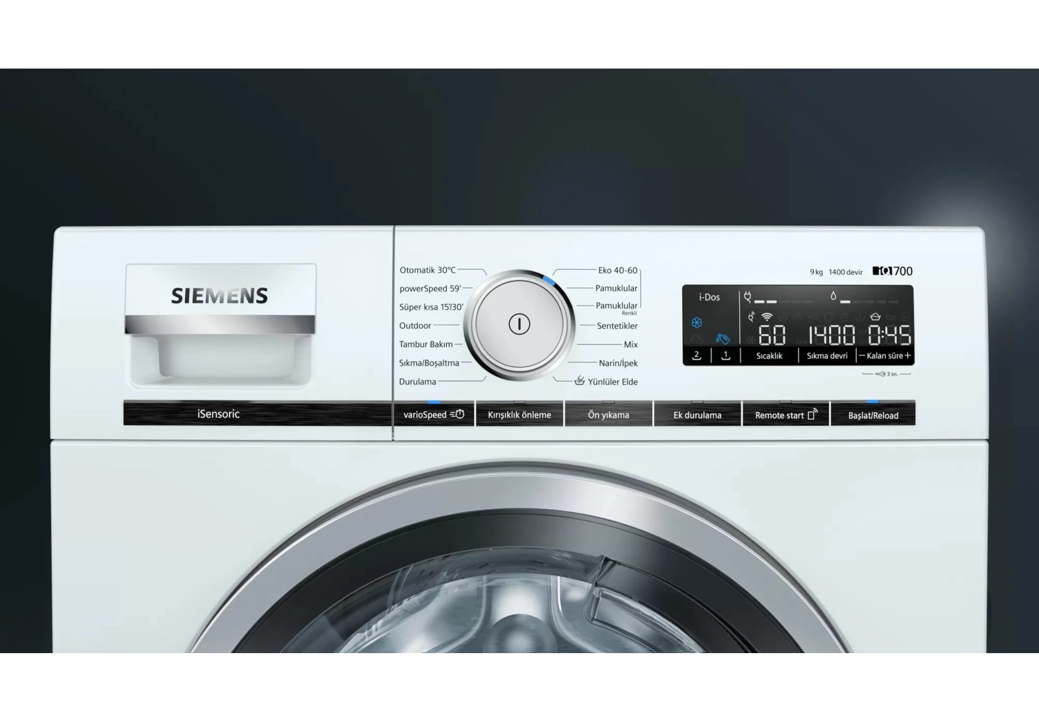 Siemens Iq700 Wm14Vkh0Tr 9 Kg 1400 Devir Çamaşır Makinesi - Görsel 2