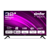 Simfer 32Sfsv3N 32" 82 Ekran Uydu Alıcılı Hd Ready Vıdaa Smart Led Tv