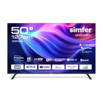 Simfer 50Sfsa6B 4K Ultra Hd 50" 127 Ekran Uydu Alıcılı Android Smart Led Tv