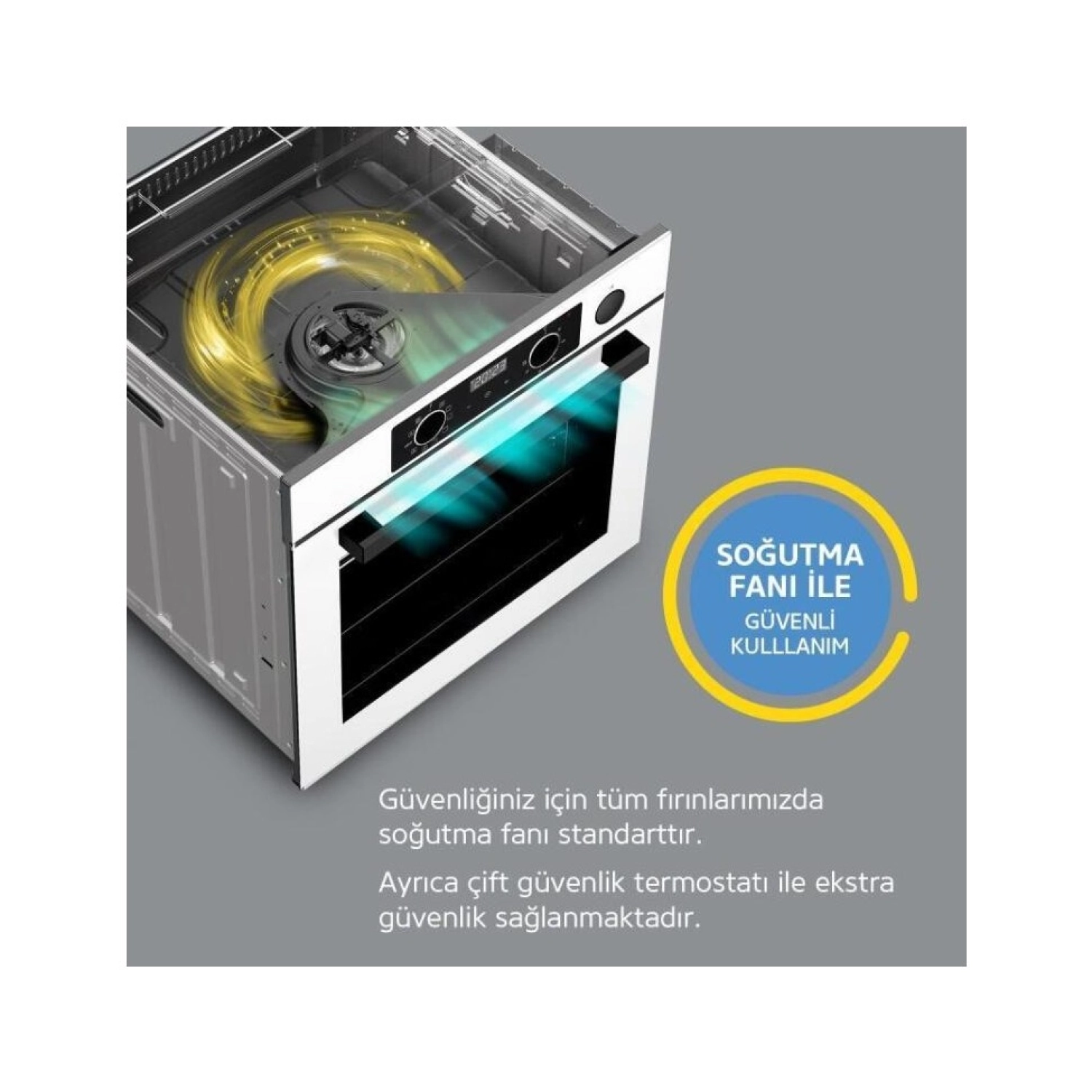 Simfer 8210 Airfry Plus 10 Fonksiyon Dijital Saat Inox - Görsel 5