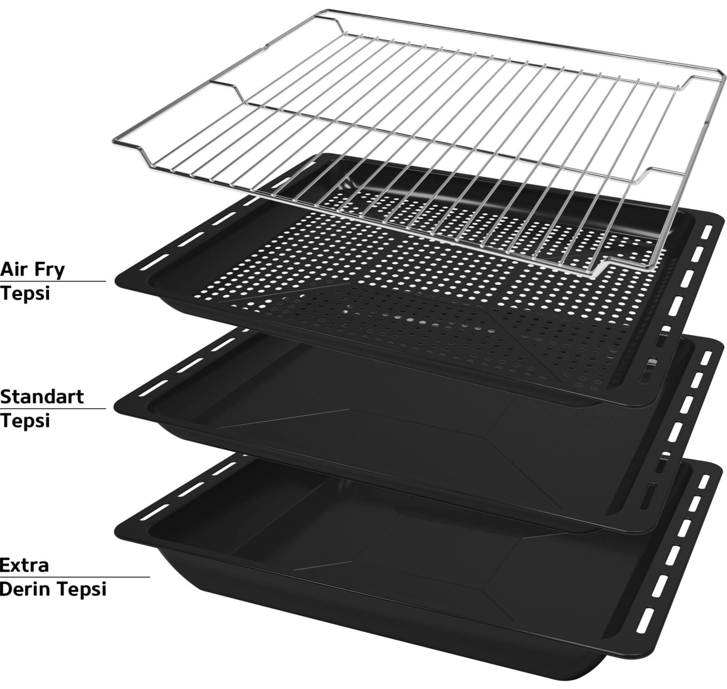 Simfer 8210 Airfry Plus 10 Fonksiyon Dijital Saat Inox - Görsel 6