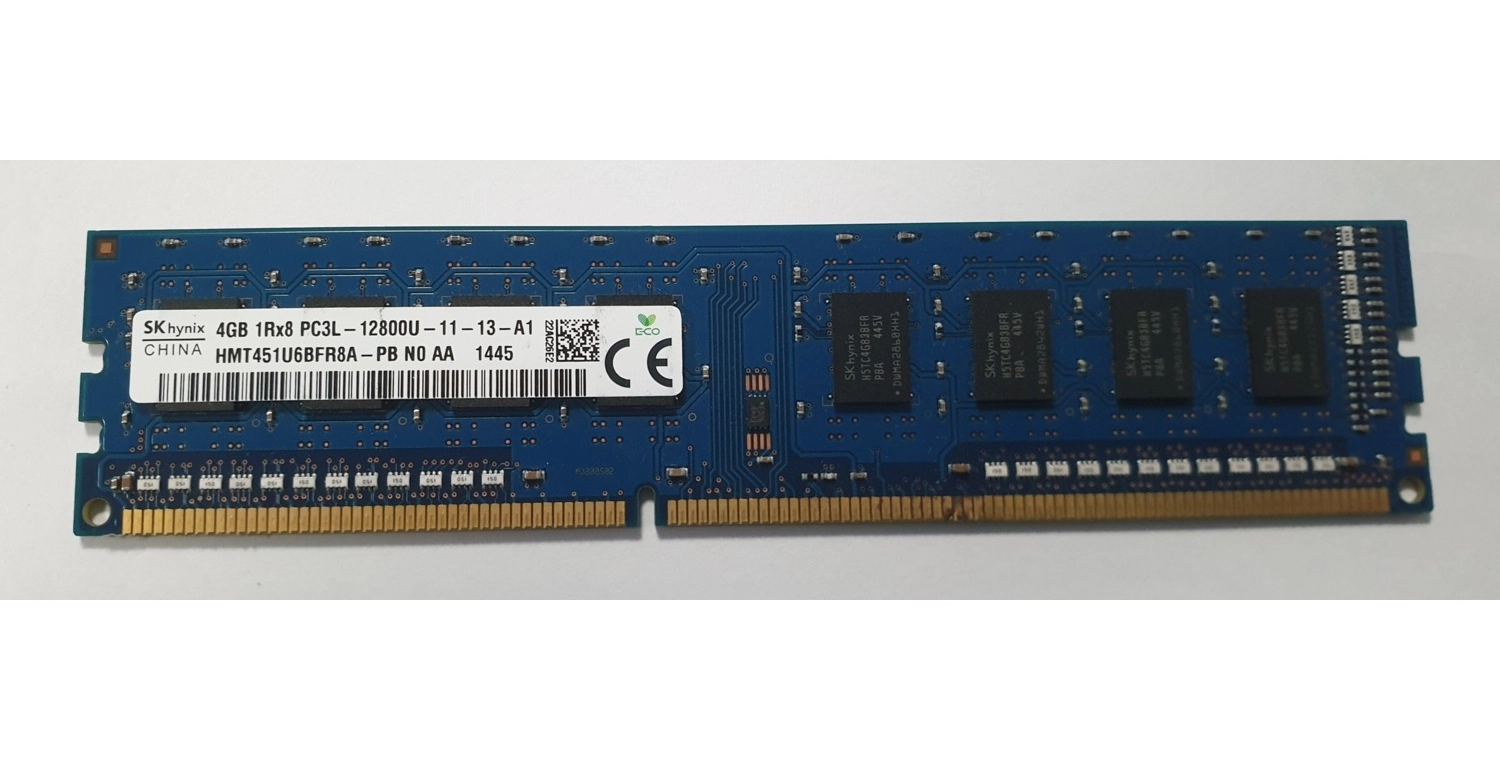 Sk Hynix Hmt451U6Bfr8A 4Gb 1600Mhz Ddr3 Masaüstü Ram Bellek ürün görseli
