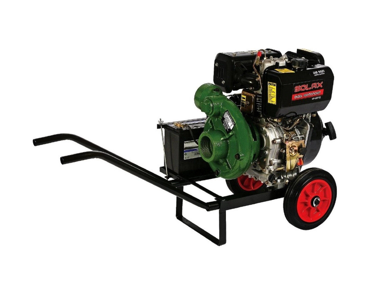 Solax Sdp-3Yn Dizel 3'Lük Yüksek Basınçlı Su Motoru Tekerlekli Marşlı 13 Hp ürün görseli