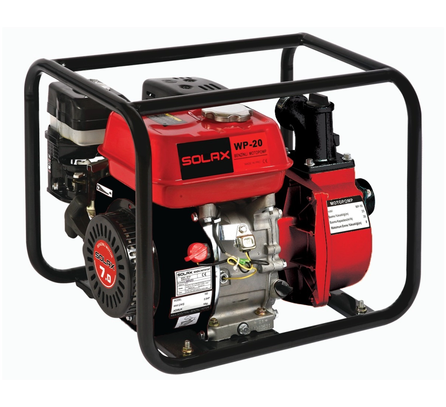 Solax Wp-20 Dört Zamanlı Benzinli Motopomp 2'' ürün görseli