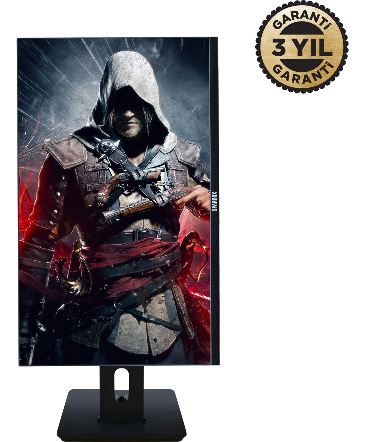 Spardox Gaming Sg-27240Rp 27" 1Ms 240Hz Ips Fullhd 2Xdp Pivot Oyuncu Monitörü - Görsel 4