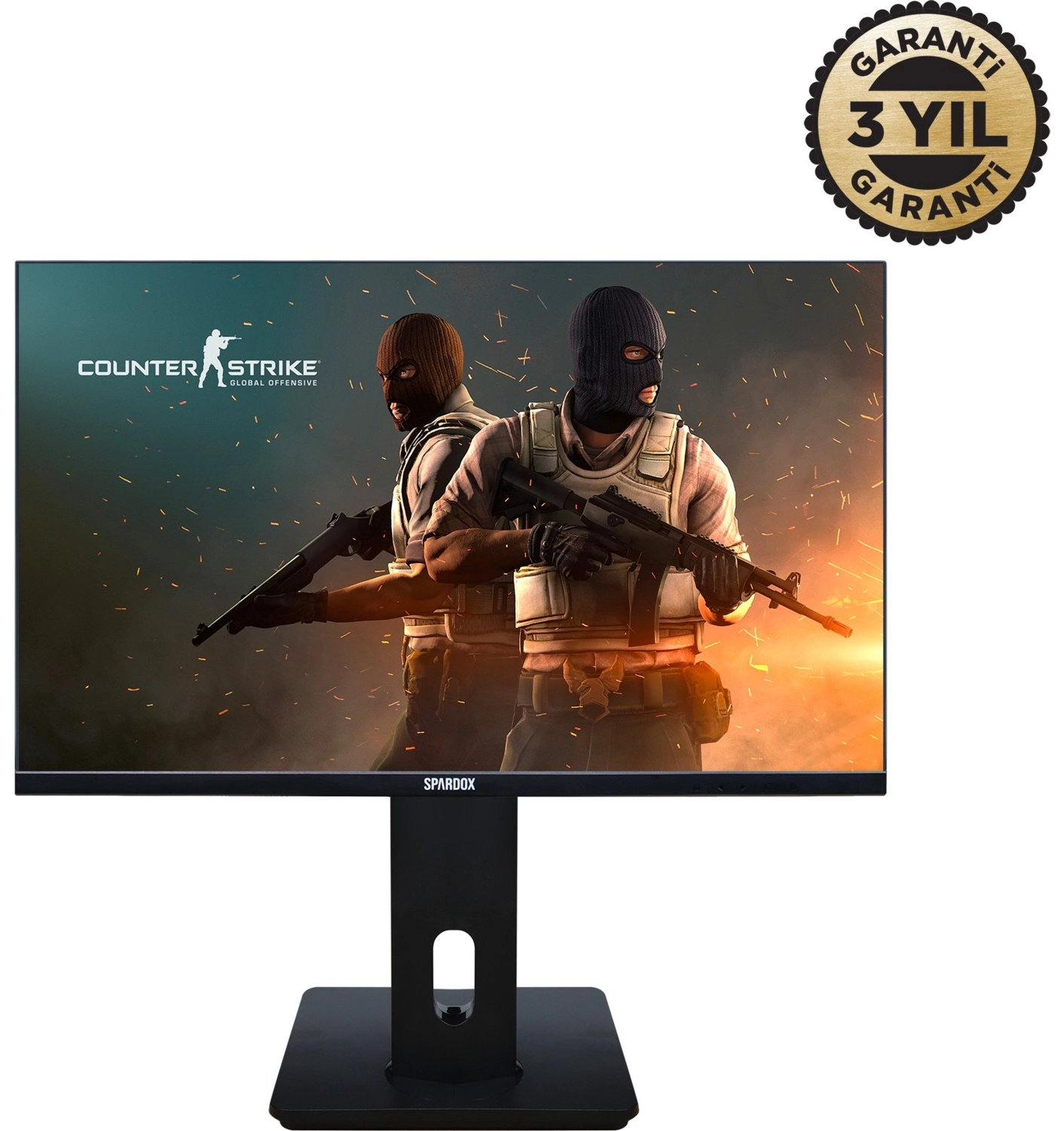 Spardox Gaming Sg-27240Rp 27" 1Ms 240Hz Ips Fullhd 2Xdp Pivot Oyuncu Monitörü - Görsel 2