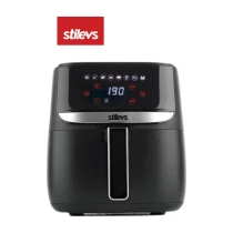 Stilevs Airtron Af-700 Siyah Gümüş 5.9 Lt Yağsız Fritöz