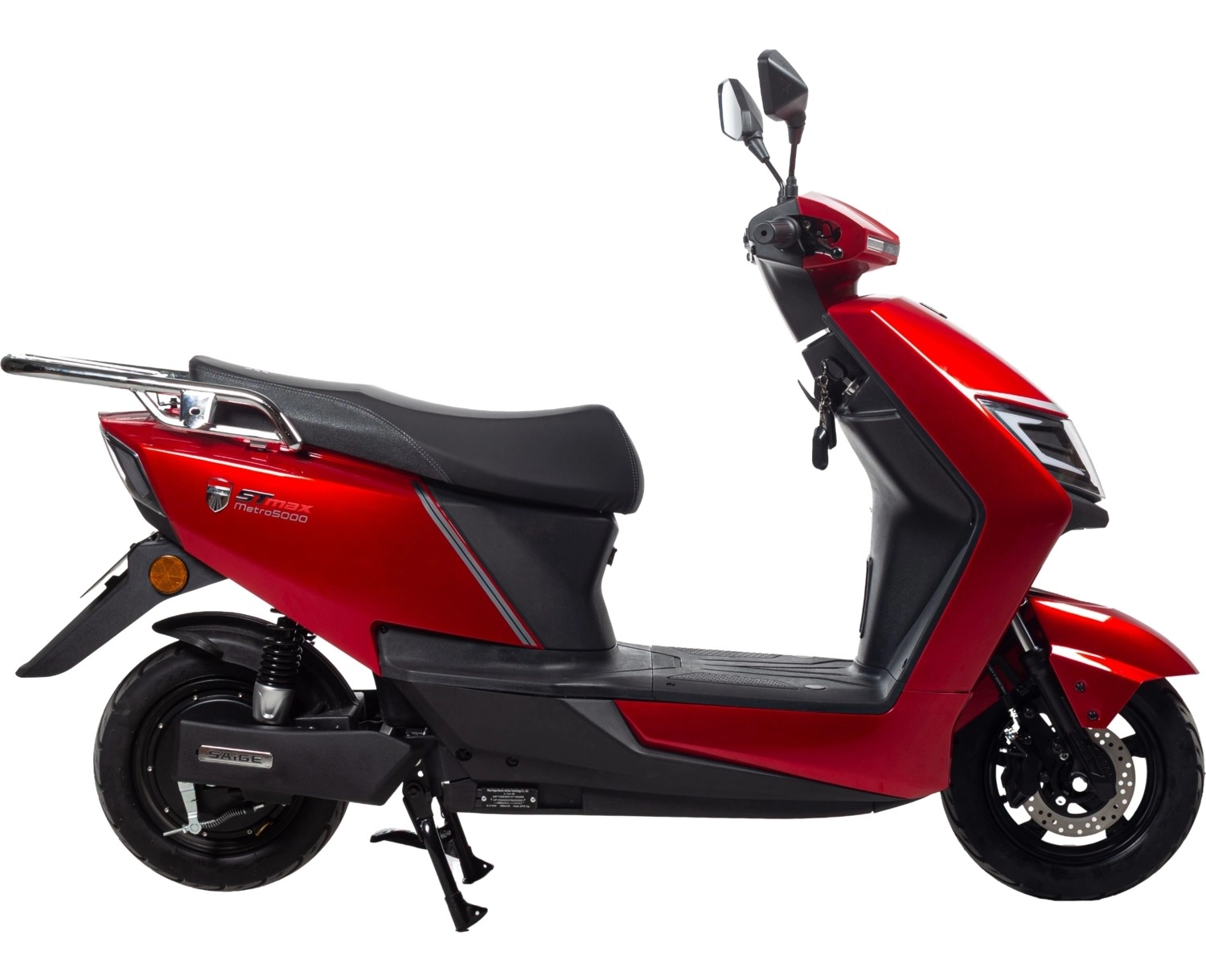 Stmax Metro 5000 Elektrikli Scooter - Kırmızı - Görsel 2