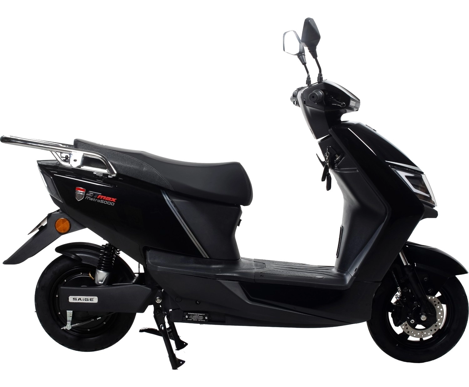 Stmax Metro 5000 Elektrikli Scooter - Siyah - Görsel 2