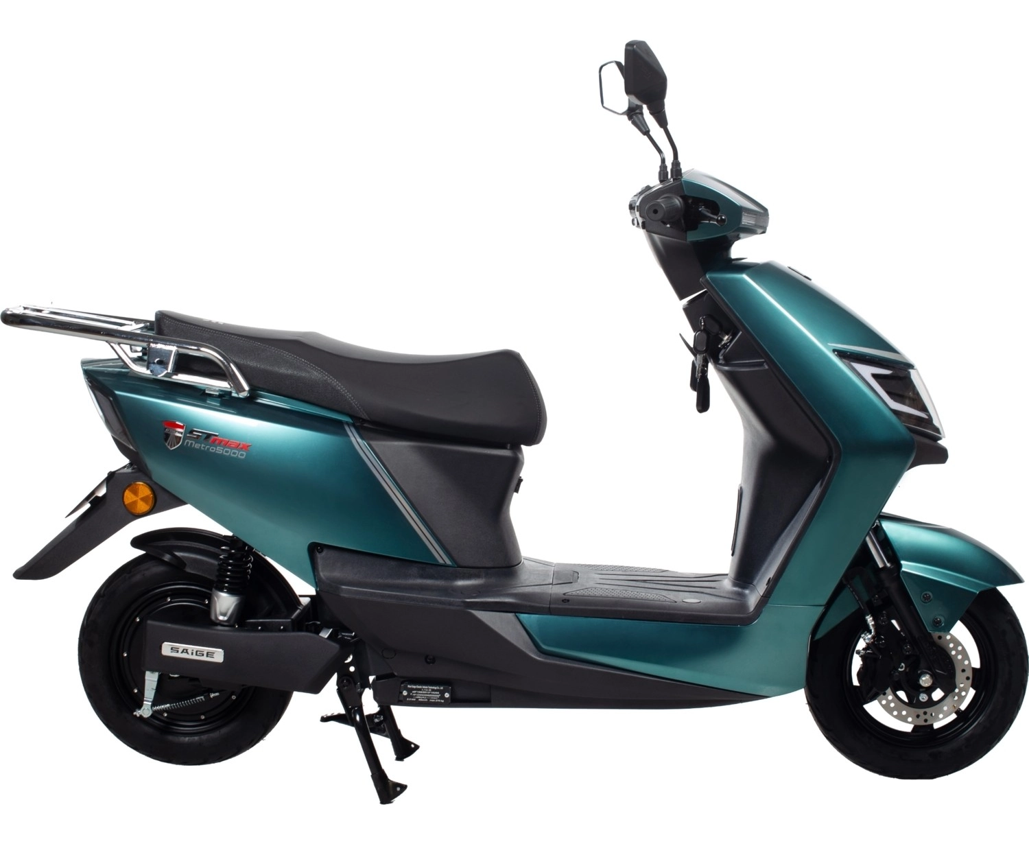 Stmax Metro 5000 Elektrikli Scooter - Zümrüt Yeşili - Görsel 2