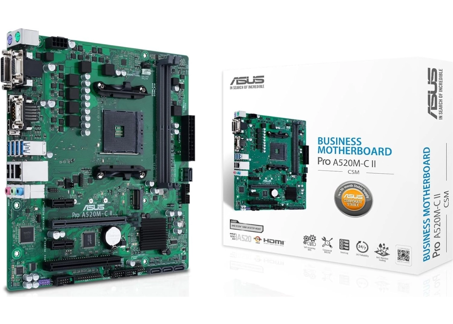 Store Pro A520M-C Ii/Csm Amd A520 Am4 Ddr4 Matx Anakart ürün görseli