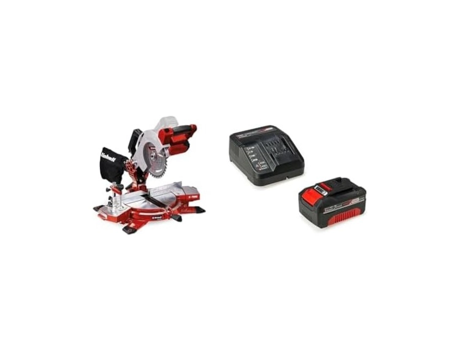 Storemax Te-Ms 18/210 Li - Solo, Akülü Gönye Kesme Ve Einhell 18V 4,0 Ah Pxc Starter Kit (Başlangıç Seti) - Görsel 2