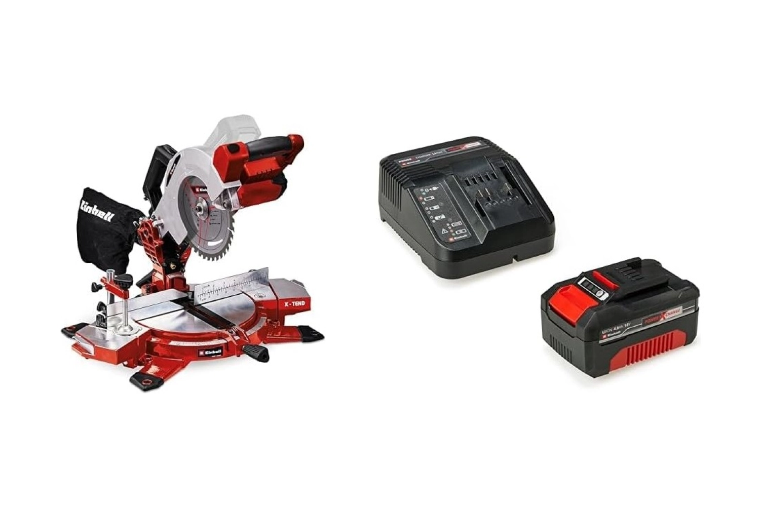Storemax Te-Ms 18/210 Li - Solo, Akülü Gönye Kesme Ve Einhell 18V 4,0 Ah Pxc Starter Kit (Başlangıç Seti) ürün görseli
