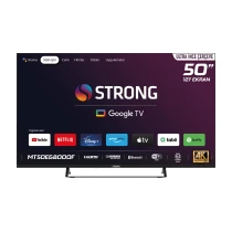 Strong Mt50Eg8000F Frameless 4K Ultra Hd 50" 127 Ekran Uydu Alıcılı Google Smart Led Tv